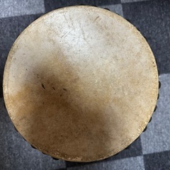 中古　囃子　木製 和太鼓 胴40cm 打面両方24.5cm 皮の破れなしの画像