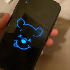 【黒色】ディズニー プーさん 光るiPhoneXR用ケースの画像