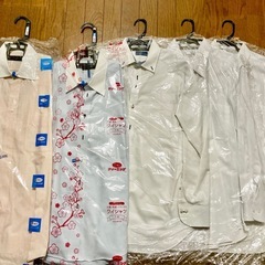 【《新社会人応援！》新品未使用品を含むネクタイ（12本）➕ワイシャツ（10枚）➕新品未使用 インナー（3枚）のマルチセット】未開封タグ付き品有り の画像