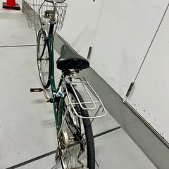 ブリヂストン製 26インチ シティサイクル（緑）の画像