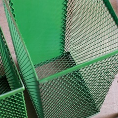 [在庫2点 各売]コカコーラ CocaCola 利根 コカコーラボトリング 瓶回収箱 ボトル回収箱 空き瓶回収箱 回収ボックス 業務用 ゴミ箱 メッシュボックス メッシュラック ワイヤーラック インダストリアル 店舗什器 ディスプレイ什器 レトロ 看板 店舗用品の画像