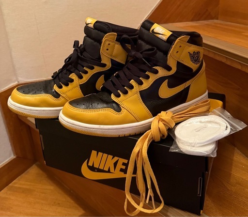 NIKE AIR JORDAN 1 RETRO High OG  POLLEN/White-Black 27.5cm ナイキ ジョーダン