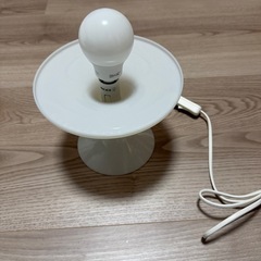 テーブルランプと電球数個の画像