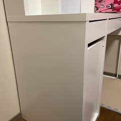 MICKE ミッケ デスク, ホワイト, 105x50 cmの画像