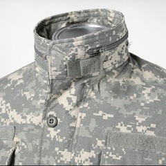 米軍払下げACU（ARMY）柄 防寒ジャケット　 M-Rサイズ（Lサイズ）の画像
