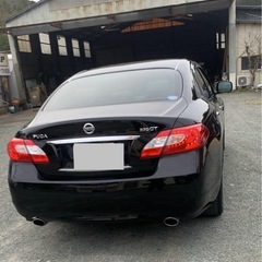 日産　フーガ　車検あり　22H 人気黒　群馬県の画像