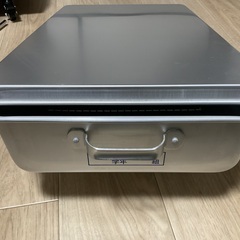 アルマイト 天ぷら入 (515×315) (蓋付) 2回程の使用 / 天ぷらバットの画像