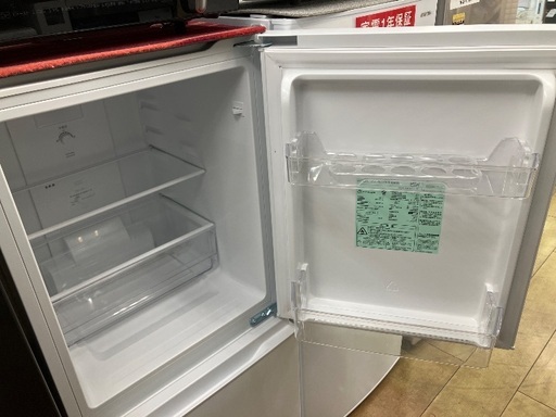 安心の1年保証】AQUA アクア 2ドア冷蔵庫 AQR-14E2 2023年製