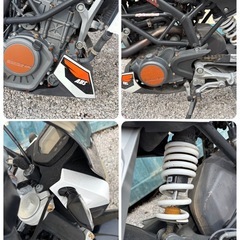 KTM DUKE 200 デューク200 実働の画像