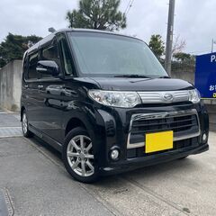 走行距離14.3万キロ！!車検満タン！ 平成25年 タントカスタム　 左パワスラ　ナビ　BTオーディオ　ETCの画像