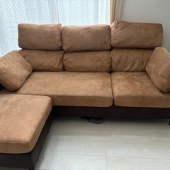 美品⭐︎L字カウチソファの画像