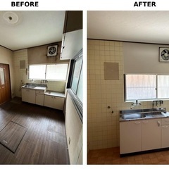 【松原市・堺市】内装リフォーム施工事例｜キッチン交換・トイ…