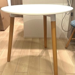 ダイニングテーブル　丸テーブル 80cm
の画像