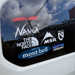 アウトドアステッカー探してます