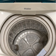お値下げ中　全自動洗濯機　4.5キロ　ハイアール　2017年製　の画像