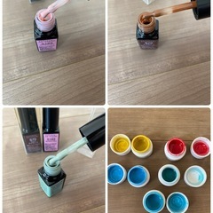 ジェルネイル　ラメの画像