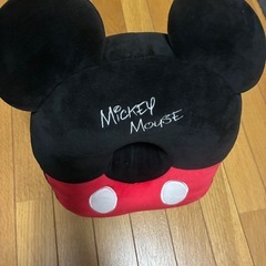 ディズニー　ミッキー　お昼寝枕　　美品　値下げ　処分価格