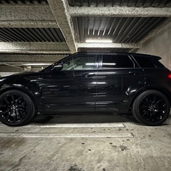 ローダウン！ランドローバーレンジローバー イヴォーク プレステージ 車高調 フルブラック 20インチアルミ パノラマルーフ パワーバックドア の画像
