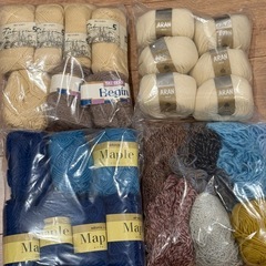 まとめて毛糸ウールの画像