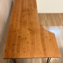 【美品】LOWYA　L字デスク の画像