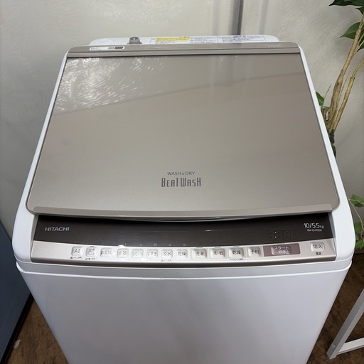 【?買取市場 6ヶ月保証 ジモティー限定特別価格】R078 ☀️ HITACHI / 日立 洗濯乾燥機 ビートウォッシュ [洗濯10.