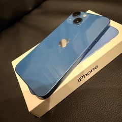 iPhone 13mini 青　256GB SIMフリー バッテリー最大容量78%の画像