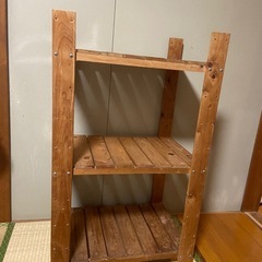 三段ラック 市内受取来れる方‼️の画像