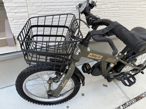 Jeep キッズ自転車 幼児自転車 16インチ カーキ 横浜市内受渡し