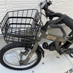 Jeep キッズ自転車 幼児自転車 16インチ カーキ 横浜市内受渡しの画像