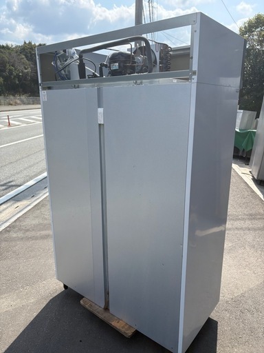 ■中古品 大和冷機 冷蔵ショーケース ４１１YAKP-EC 2018年 852L 100V 1200ｘ650ｘ1900ｍｍ ダイワ 動作問題なし■ □中古品 大和冷機 冷蔵ショーケース 411YAKP-EC 2018年 852L 100V