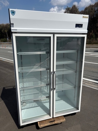 ■中古品 大和冷機 冷蔵ショーケース ４１１YAKP-EC 2018年 852L 100V 1200ｘ650ｘ1900ｍｍ ダイワ 動作問題なし■