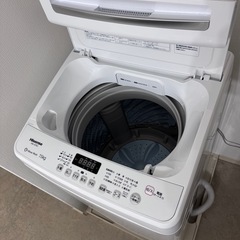 全自動洗濯機 ホワイト HW-G75C [洗濯7.5kg /簡易乾燥(送風機能) /上開き]の画像