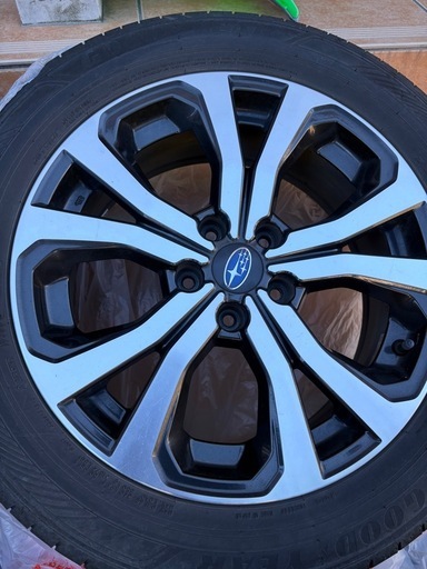スバル純正ホイール18inch 夏タイヤ