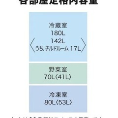 三菱電機 冷蔵庫 330L 右開き 3ドア 幅60cm 2段チルド フリーアクセスデザイン ガラスシェルフ MR-C33K-W ホワイト系の画像