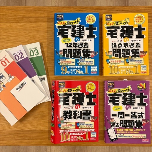 2025年版 宅建士 の教科書 問題集4冊セットTAC