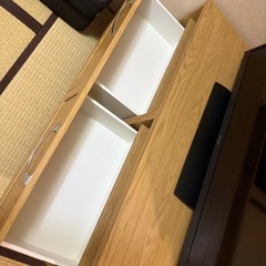IKEA BESTÅ テレビ台 テレビボード ナチュラル 木目 美品の画像