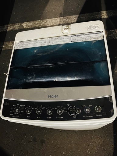 HAIER洗濯機　5.5kg 配送可能