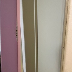 ピンク 全身鏡の画像