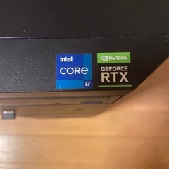 動画編集・ゲームOK！Core i7 RTX搭載PC メモリ32GB モニター付きの画像