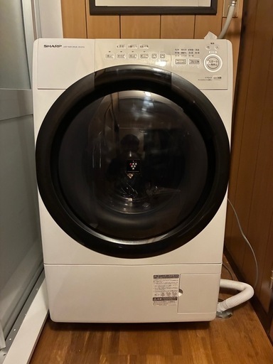 SHARP ドラム式洗濯乾燥機 ES-S7G-WL