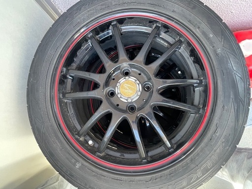 【タイヤ・ホイール4本セット】195/55R15