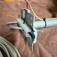 CS/BSアンテナ/SP-AM600M/ケーブル/ベランダ手摺取り付け金具/スカパー/マスプロの画像