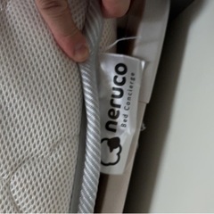 中古　
セミシングルペット　マットレス付きの画像