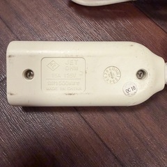 3口 電源タップ 1mの画像