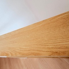 スチールラック 木製天板付き　の画像