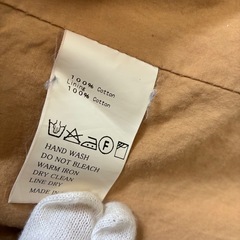 Yarmo定価39000円ベージュMサイズ100%コットン ワークコートステンカラーの画像