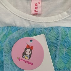 新品　タグ付き　女の子　90サイズ　アナ雪風の画像