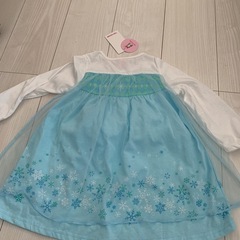 新品　タグ付き　女の子　90サイズ　アナ雪風の画像