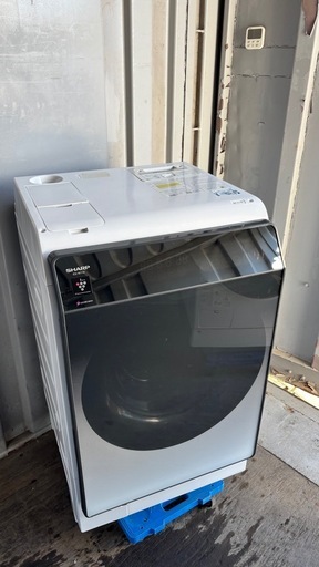 ??⑤2021年完全分解洗浄済みSHARP クリスタルES-W113-SL ドラム式 