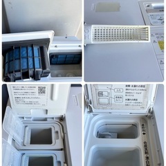 🔥🔥⑤2020年SHARP クリスタルES-W113-SL ドラム式洗濯機乾燥　ヒートポンプユニット乾燥(保証付き) 安心　分解洗浄　設置まで対応　配達無料　 🚚💦　　  の画像